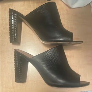 Kate Spade Black Mule Heels size 8